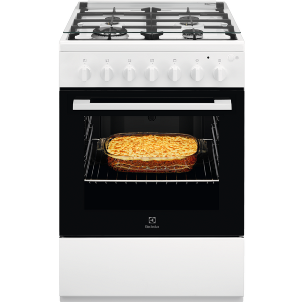 გაზქურა Electrolux RKG600005W 4 Oven Gas, White