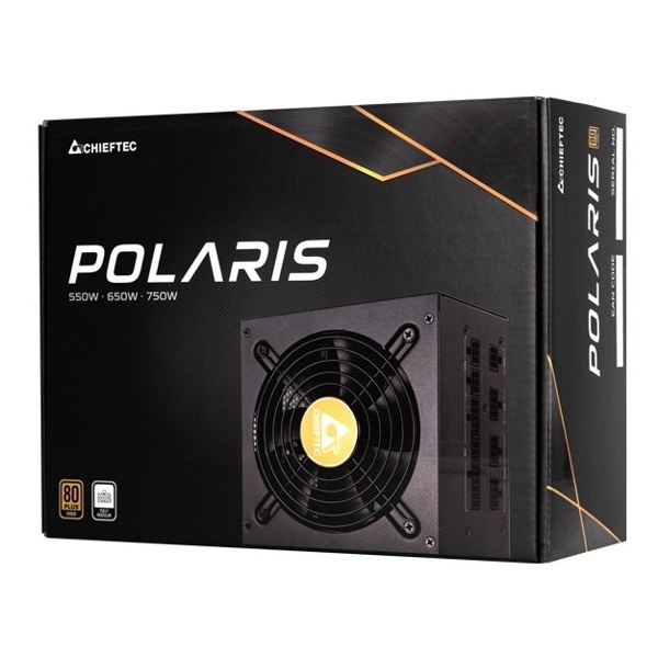 კვების ბლოკი Chieftec PPS-750FC Polaris Series Power Supply 750W, 12cm Fan