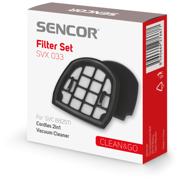 მტვერსასრუტის ფილტრი Sencor SVX 033 Filter SVC 8825TI