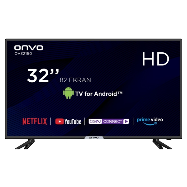 ტელევიზორი Onvo OV32150 32" HD Android Smart TV, LED, Black