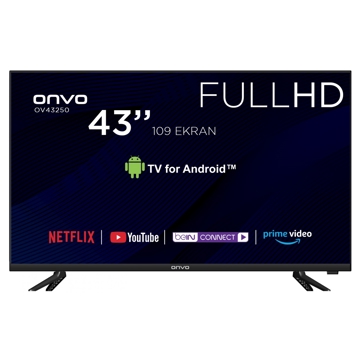 ტელევიზორი Onvo OV43250 43" FHD Android Smart LED TV, Black