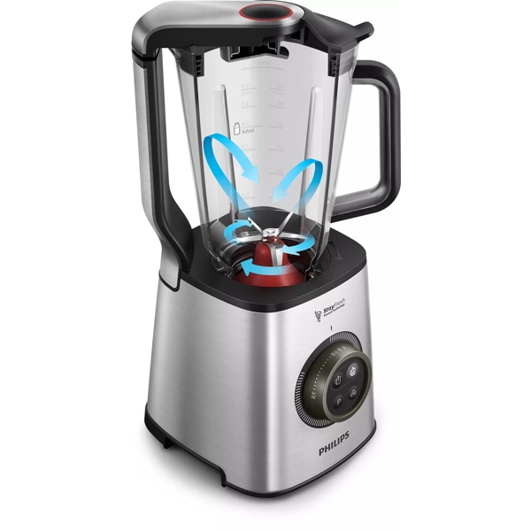 ბლენდერი Philips HR3756/00, 1400W, 2.2L, Blender, Silver/Black