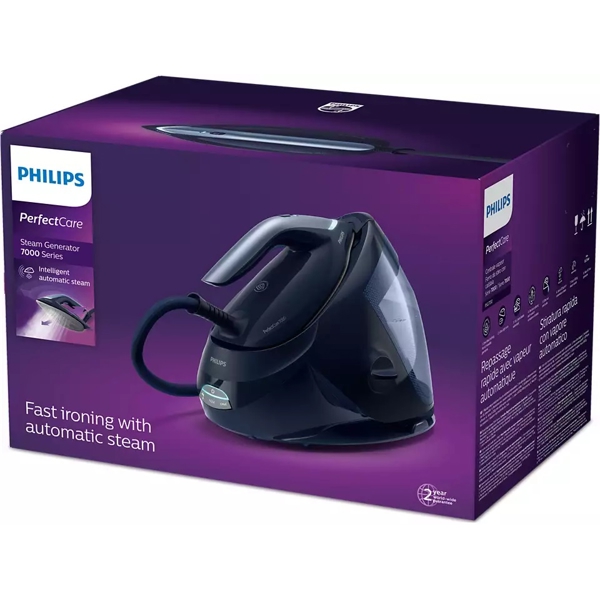 ორთქლის უთო Philips PSG7130/20, 2100W, 1.8L, Steam Generator, Blue