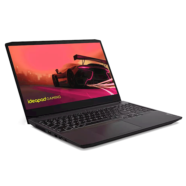 ნოუთბუქი Lenovo 82K200HHRE Gaming 3, 15.6", Ryzen 5-5600H, 16GB, 512GB SSD, RTX3050, Black