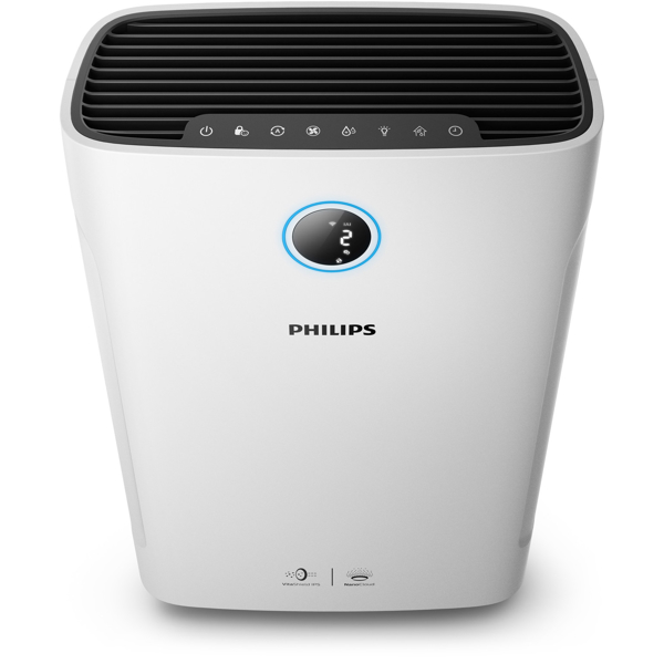 ჰაერის გამწმენდი და დამატენიანებელი Philips AC3829/10, 80m², 2-in-1 Air Purifier And Humidifier, White