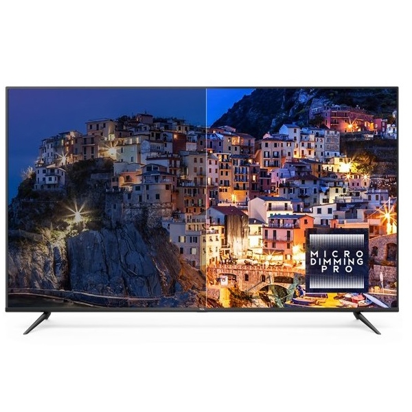 ტელევიზორი TCL 75P615/RT51HT3-A 75" LED TV, Smart  Android P 4K, HDR10 HDMI, BT, WIFI, Black