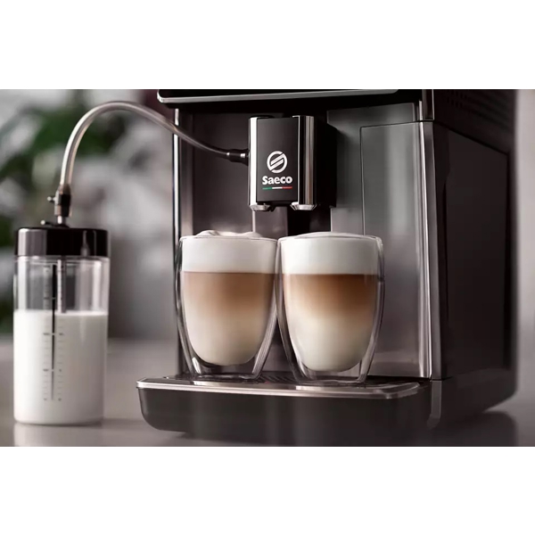 ყავის აპარატი Philips SM6585/00 Saeco Gran Aroma, 1.8L, Fully Automatic Espresso Machine, Black