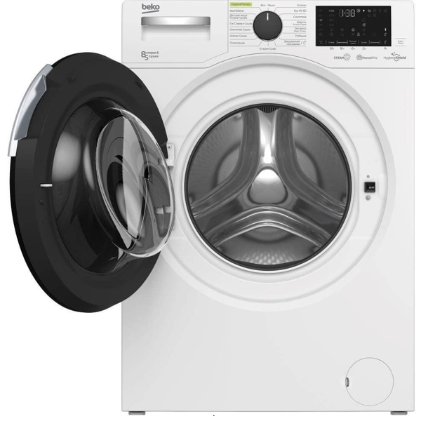 სარეცხი მანქანა საშრობით Beko WDW 8564 HT Superia 8/5Kg, 1400Rpm, 77dB, White