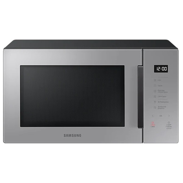 მიკროტალღური ღუმელი Samsung MG30T5018AG/BW, 30L, 900W, Microwave Oven With Grill, Gray