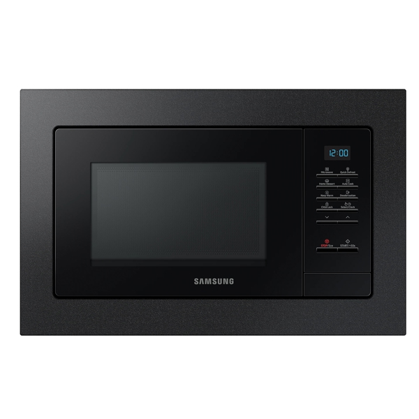 მიკროტალღური ღუმელი Samsung MS23A7013AB/BW, 23L, 800W, Built-in Microwave Oven, Black