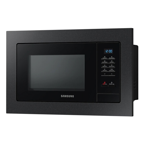 მიკროტალღური ღუმელი Samsung MS23A7013AB/BW, 23L, 800W, Built-in Microwave Oven, Black