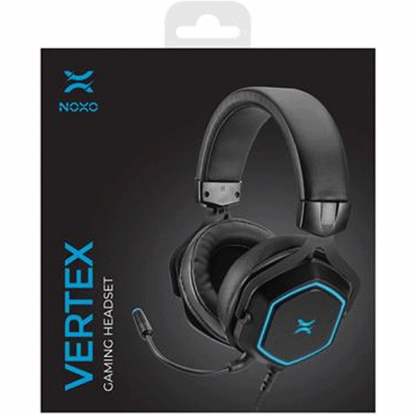 ყურსასმენი Noxo 330149 Vertex, Gaming Headset, Wired, USB, 3.5mm, Black