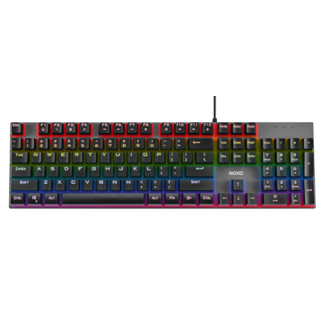 კლავიატურა Noxo Retaliation, Wired, USB, Gaming Keyboard, Black