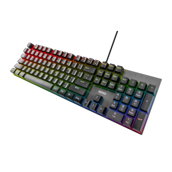 კლავიატურა Noxo Retaliation, Wired, USB, Gaming Keyboard, Black