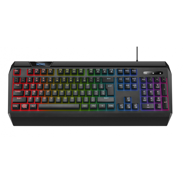 კლავიატურა Noxo Origin, Wired, RGB, USB, Gaming keyboard, Black