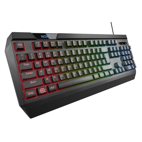 კლავიატურა Noxo Origin, Wired, RGB, USB, Gaming keyboard, Black