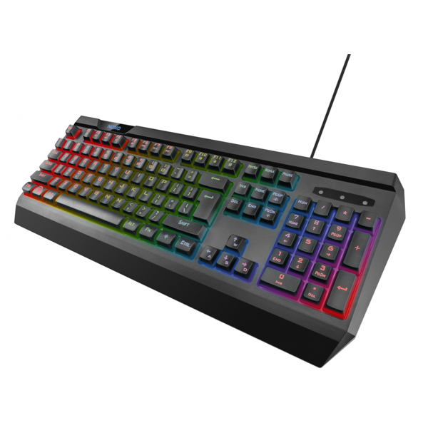 კლავიატურა Noxo Origin, Wired, RGB, USB, Gaming keyboard, Black