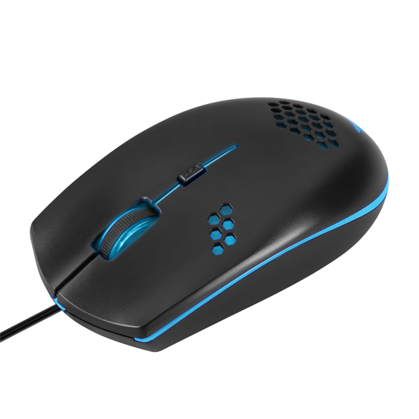 მაუსი Noxo Thoon, Wired, USB, Gaming Mouse, Black