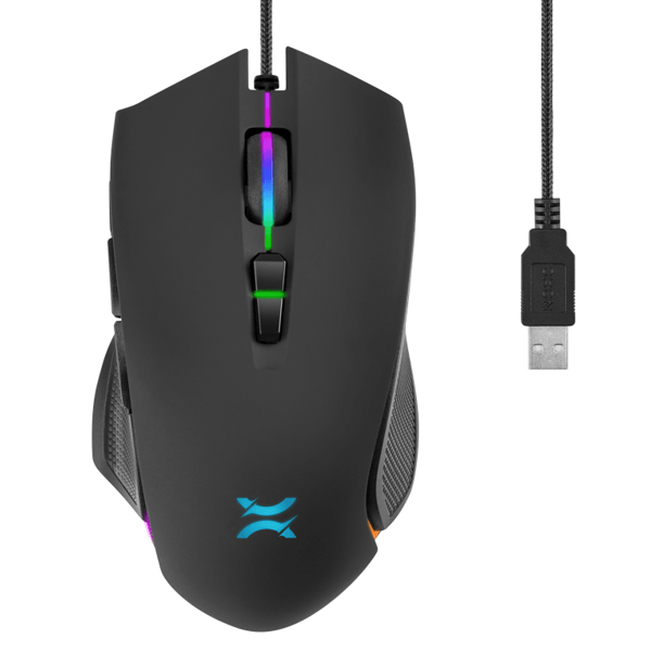 მაუსი Noxo Soulkeeper, Wired, USB, Gaming mouse, Black