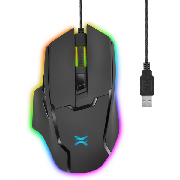 მაუსი Noxo Vex, Wired, USB, Gaming Mouse, Black