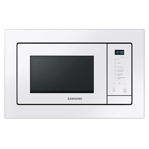 მიკროტალღური ღუმელი Samsung MG23A7118AW/BW, 23L, 800W, Built-in Microwave Oven With Grill