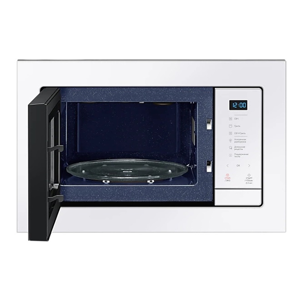 მიკროტალღური ღუმელი Samsung MG23A7118AW/BW, 23L, 800W, Built-in Microwave Oven With Grill