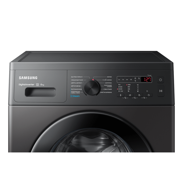 სარეცხი მანქანა Samsung WW60A4S00CX/LP, 6Kg, A+++, 1000Rpm, 75Db, Washing Machine, Inox   