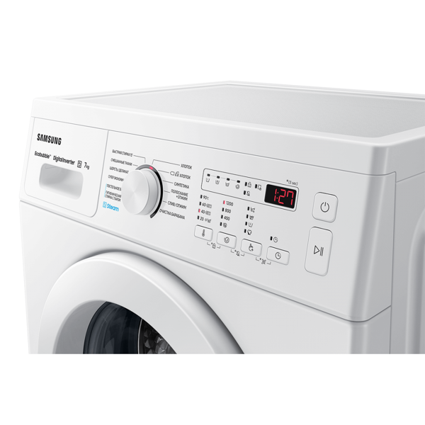 სარეცხი მანქანა Samsung WW70A4S21EE/LP, 7KG, A+++, 1200Rpm, 75Db, Washing Machine, White