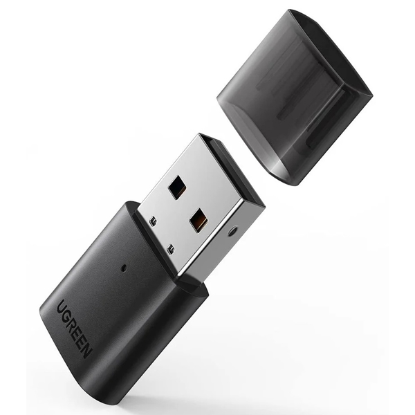 Bluetooth ადაპტერი UGREEN CM390 (80889), USB Bluetooth Adapter, Black