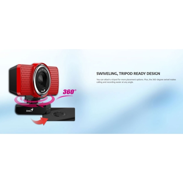 ვებკამერა Genius ECam 8000, 1080p HD, USB, Video Camera, Black