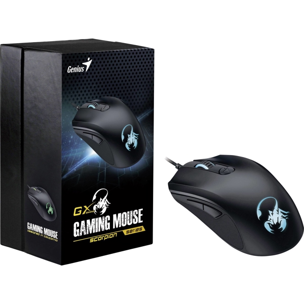 მაუსი Genius Scorpion M8-610, USB, Wired Mouse, Black