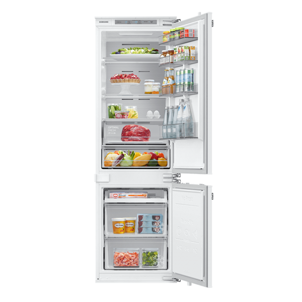 ჩასაშენებელი მაცივარი Samsung BRB267034WW/WT, A+, 261L, 35Db, Built-in Refrigerator, White