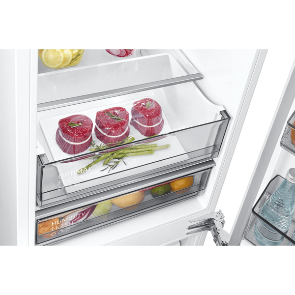 ჩასაშენებელი მაცივარი Samsung BRB267034WW/WT, A+, 261L, 35Db, Built-in Refrigerator, White