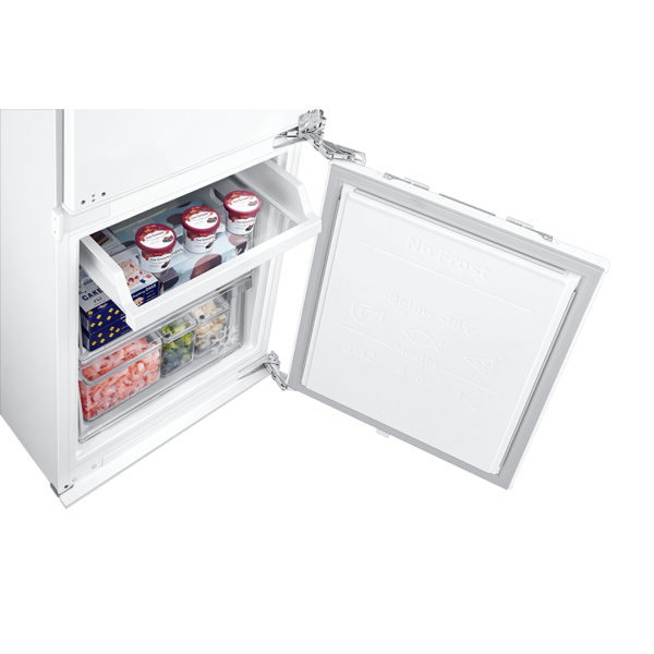 ჩასაშენებელი მაცივარი Samsung BRB267034WW/WT, A+, 261L, 35Db, Built-in Refrigerator, White