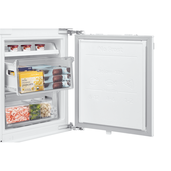 ჩასაშენებელი მაცივარი Samsung BRB267034WW/WT, A+, 261L, 35Db, Built-in Refrigerator, White