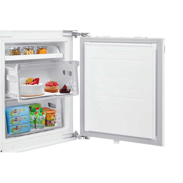 ჩასაშენებელი მაცივარი Samsung BRB267034WW/WT, A+, 261L, 35Db, Built-in Refrigerator, White