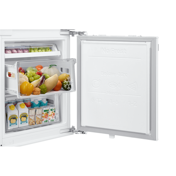 ჩასაშენებელი მაცივარი Samsung BRB267034WW/WT, A+, 261L, 35Db, Built-in Refrigerator, White