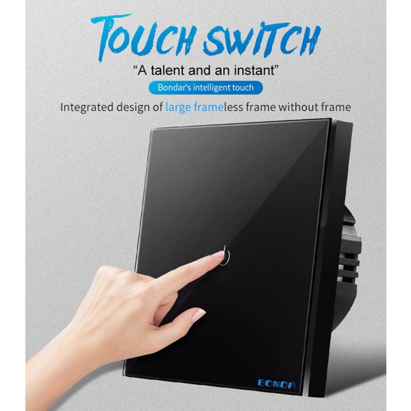 სენსორული გადამრთველი Bonda Light Touch Switch Sensor Black