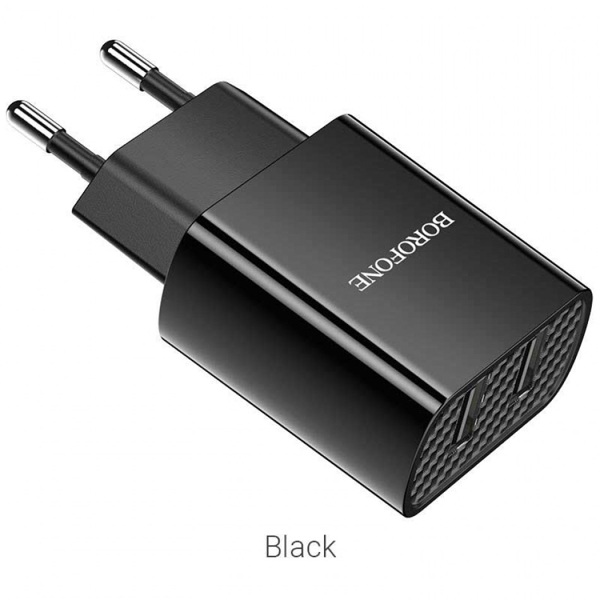 BOROFONE charger BA53A Powerway dual port charge Black