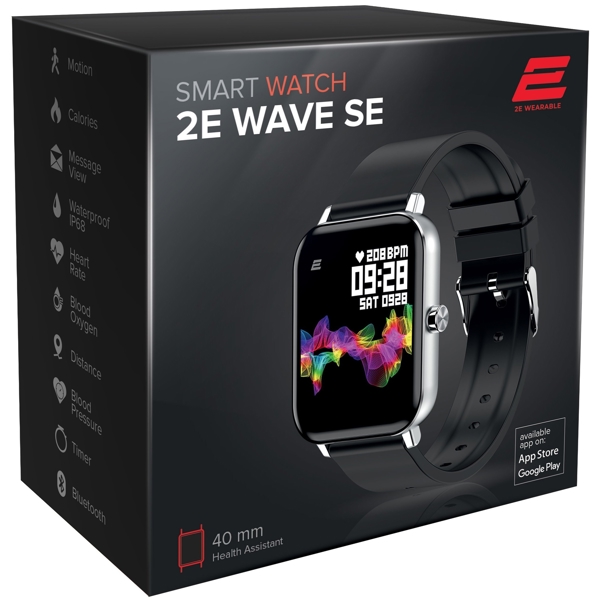 სმარტ საათი 2E 2E-CWW10SL Smart Watch Wave SE 40 mm, Silver