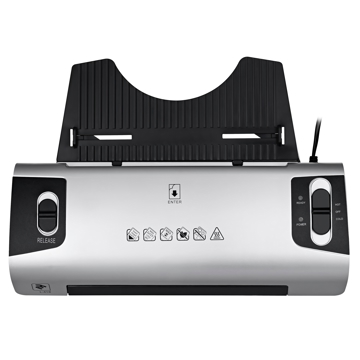 ლამინირების აპარატი 2E 2E-L-418 Laminator A4, Black/Silver