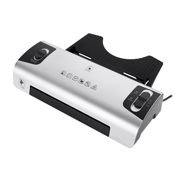 ლამინირების აპარატი 2E 2E-L-418 Laminator A4, Black/Silver