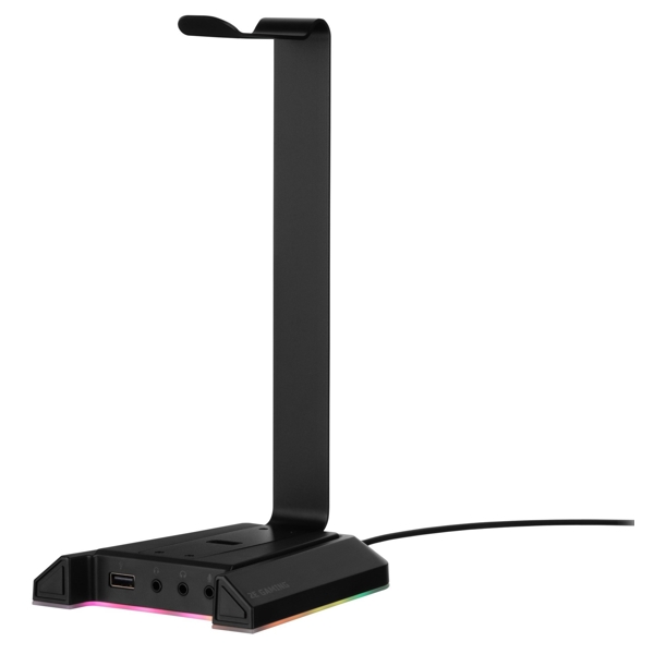 2E 2E-GST320UB Gaming 3in1 GST320 Headset Stand, RGB, USB, Black