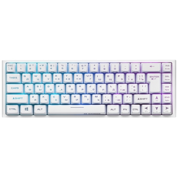 კლავიატურა 2E 2E-KG360UWT Gaming KG360 Wireless Keyboard, RGB, White