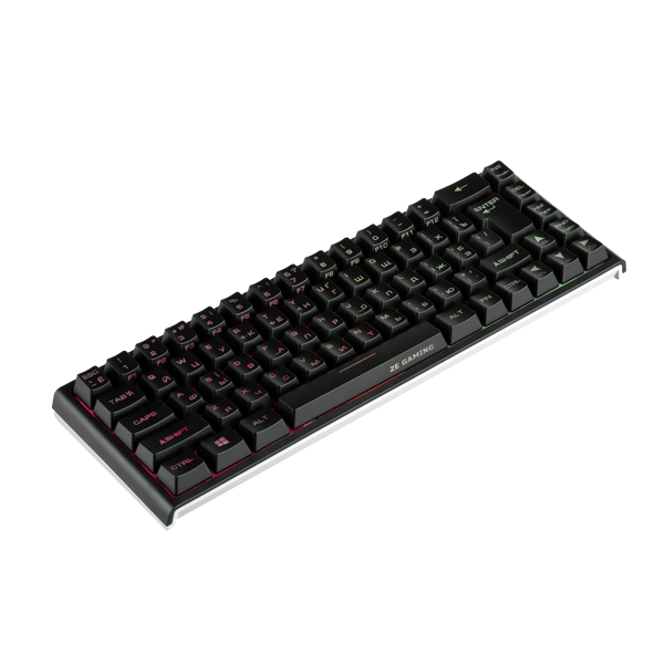 კლავიატურა 2E 2E-KG360UBK Gaming KG360 Wireless Keyboard, RGB, Black