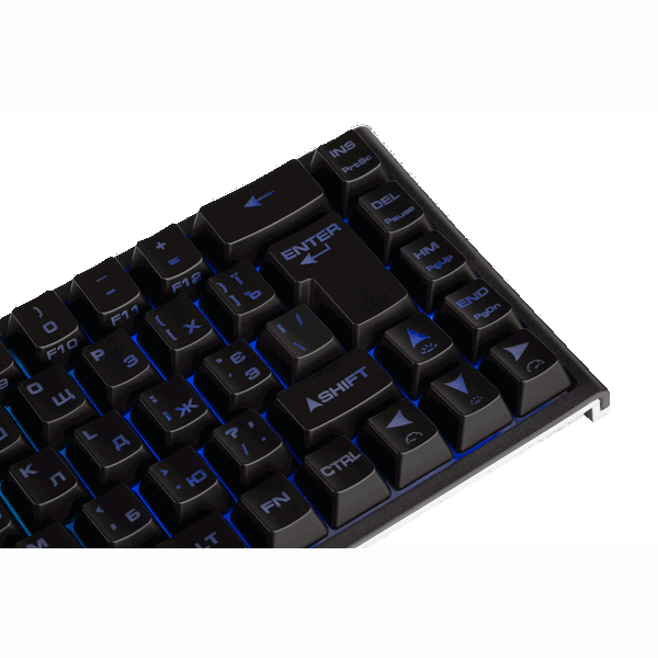 კლავიატურა 2E 2E-KG360UBK Gaming KG360 Wireless Keyboard, RGB, Black