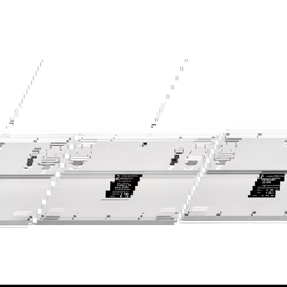 კლავიატურა 2E 2E-KG350UWT Gaming KG350 Keyboard, RGB, USB, Black