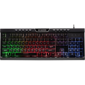 2E 2E-KG300UB Gaming KG300 Keyboard, LED, USB, Black