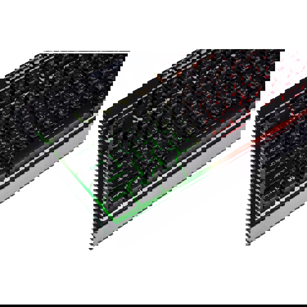 კლავიატურა 2E 2E-KG300UB Gaming KG300 Keyboard, LED, USB, Black