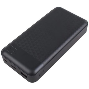 პორტატული დამტენი 2E 2E-PB2004PD-BLACK Power Bank 20000mAh, PD 18W, QC 3.0, Black